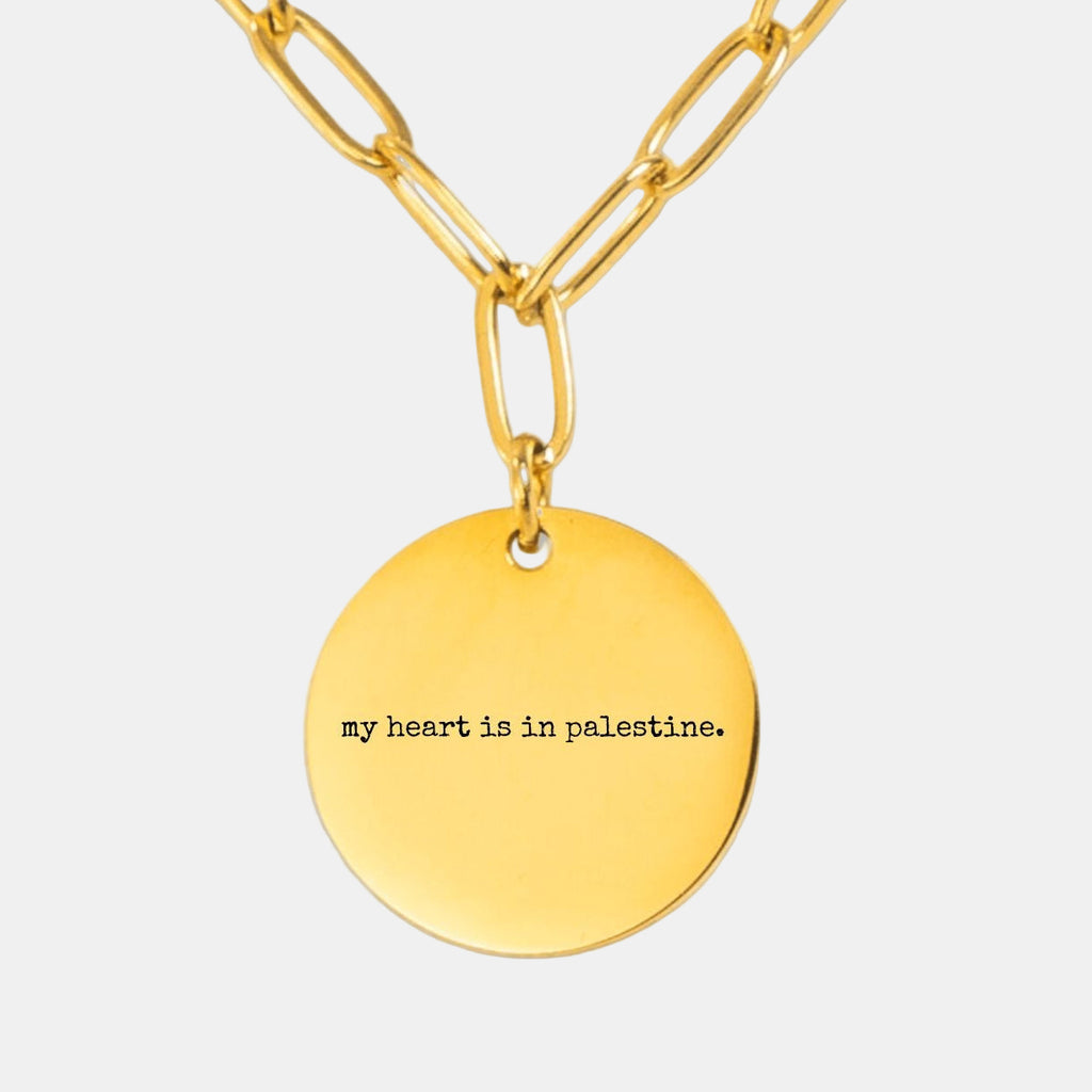 Paperclip Coin Necklace