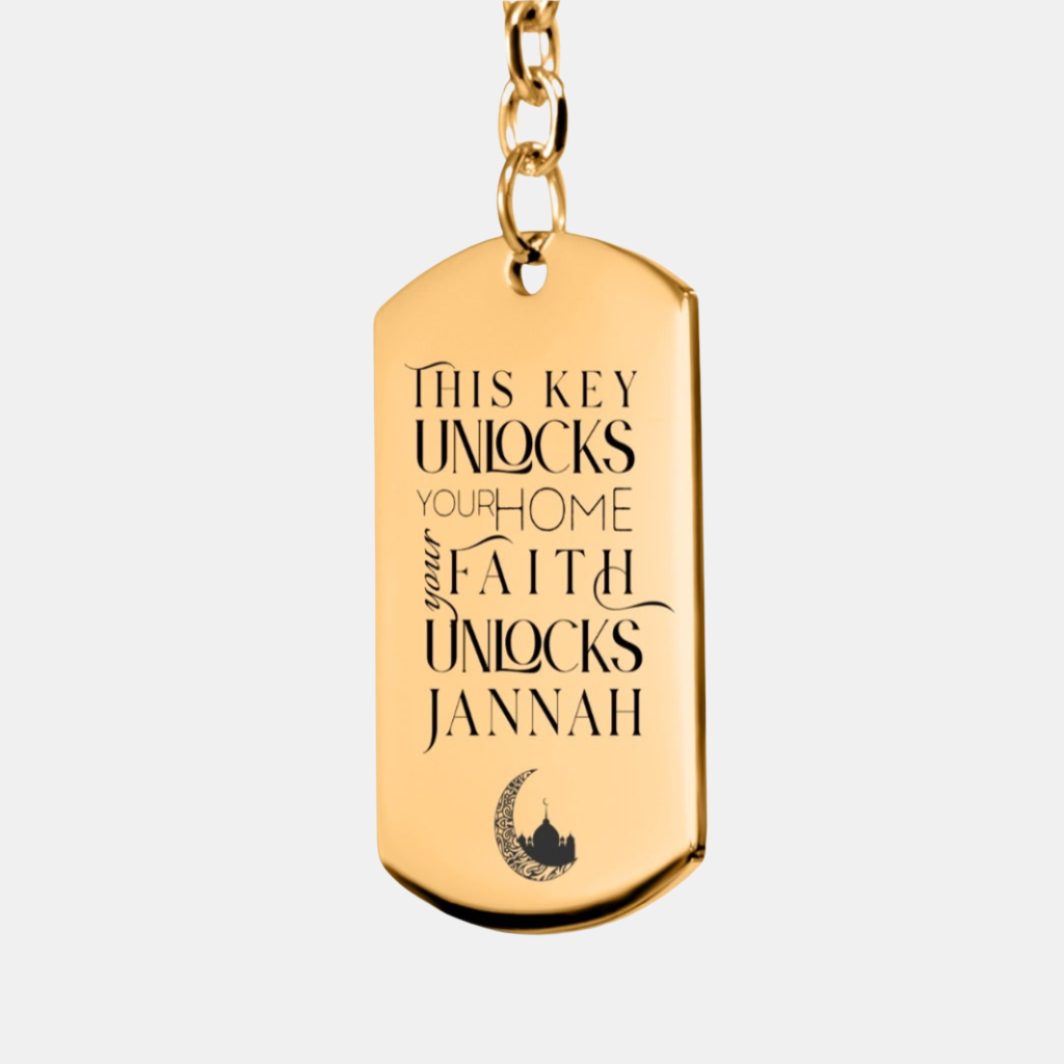 The Key to Jannah - Tag Keychain