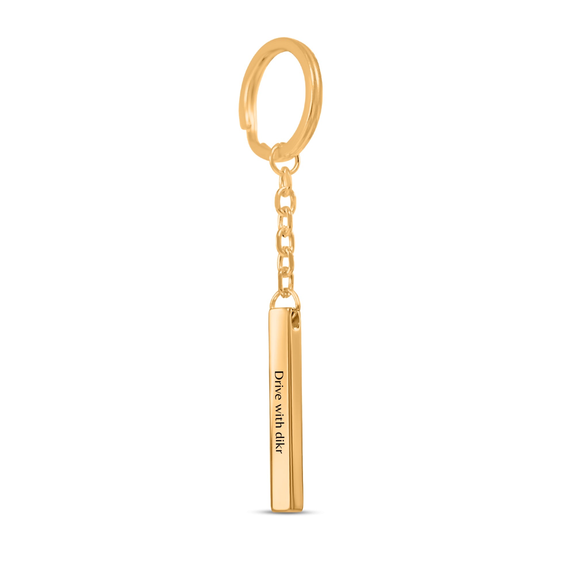 Drive With Dikr - 3D Bar Keychain