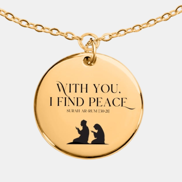 With you I find peace [30:21] - Coin Bracelet