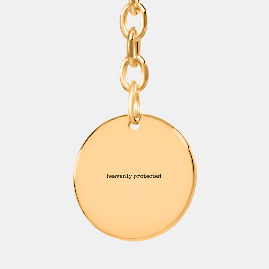 Heavenly Protected - Coin Keychain