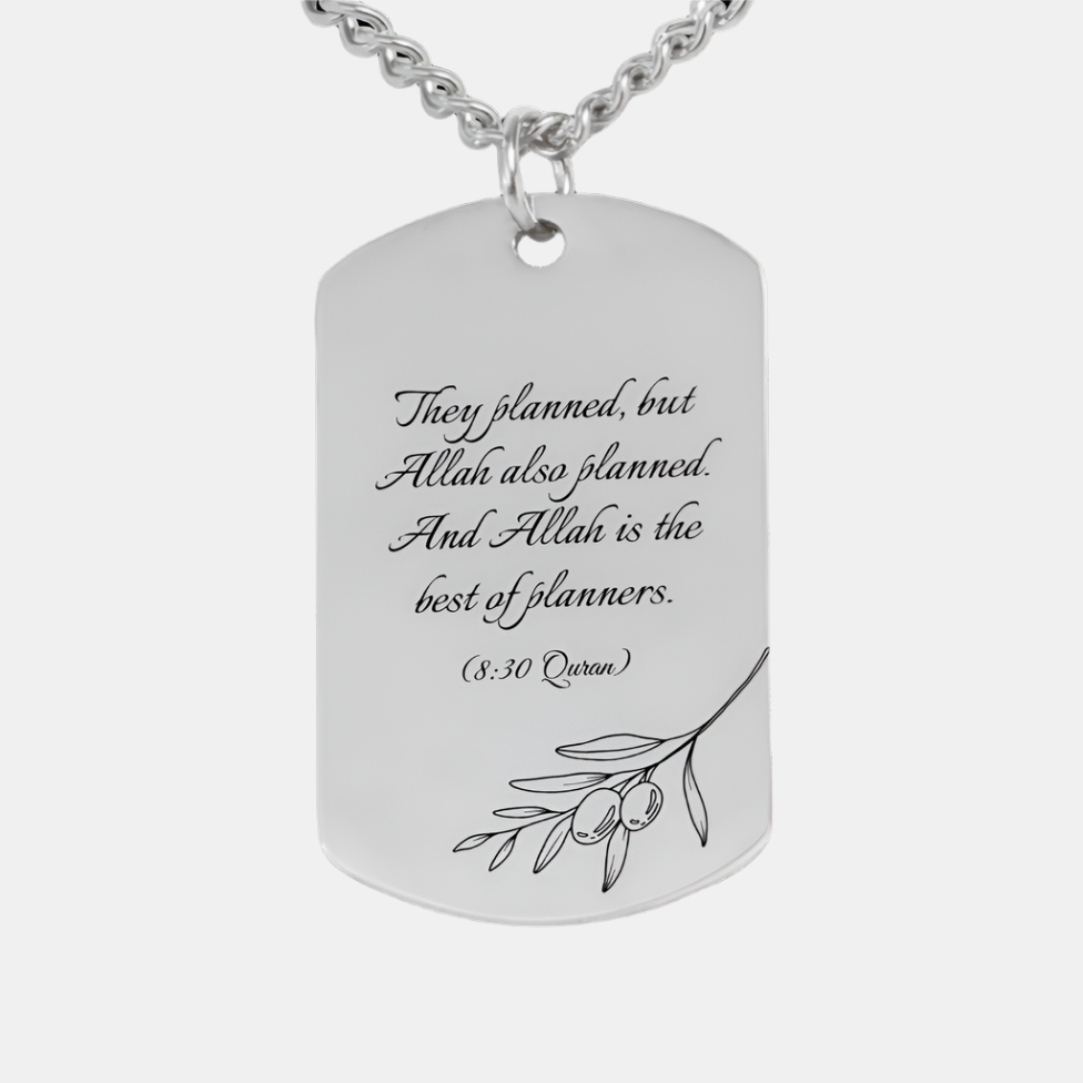 The Olive Tree Branch – Cuban Chain Tag Necklace [8:30]