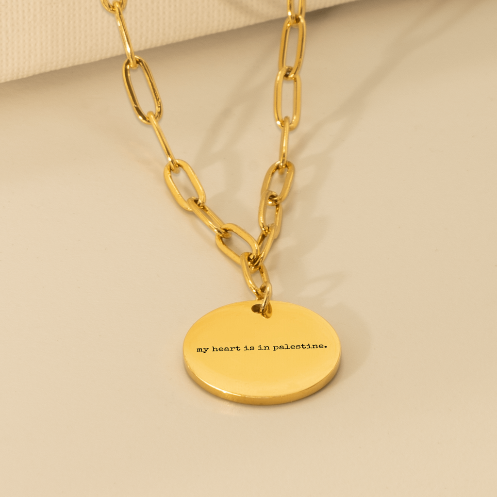 Paperclip Coin Necklace