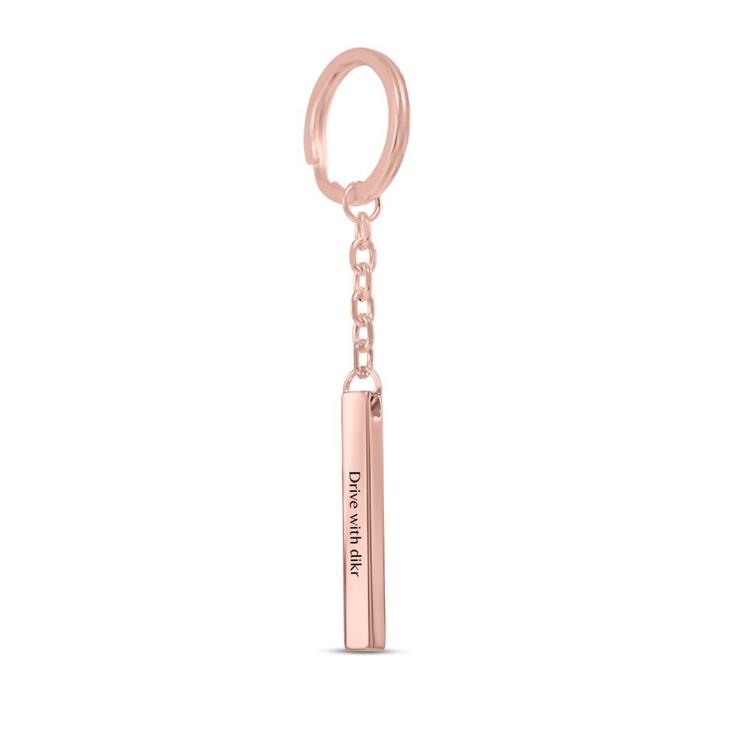 Drive With Dikr - 3D Bar Keychain