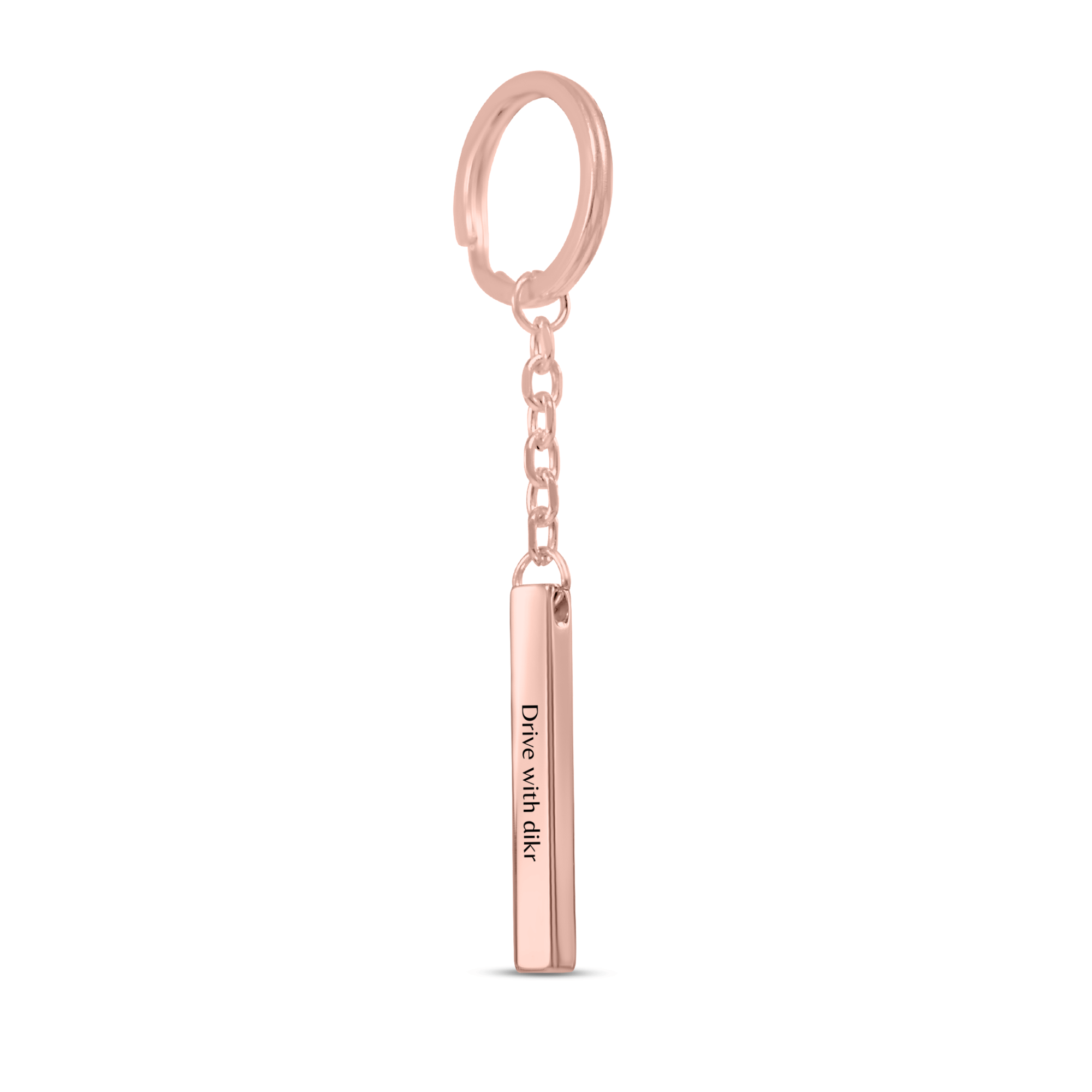 Drive With Dikr - 3D Bar Keychain