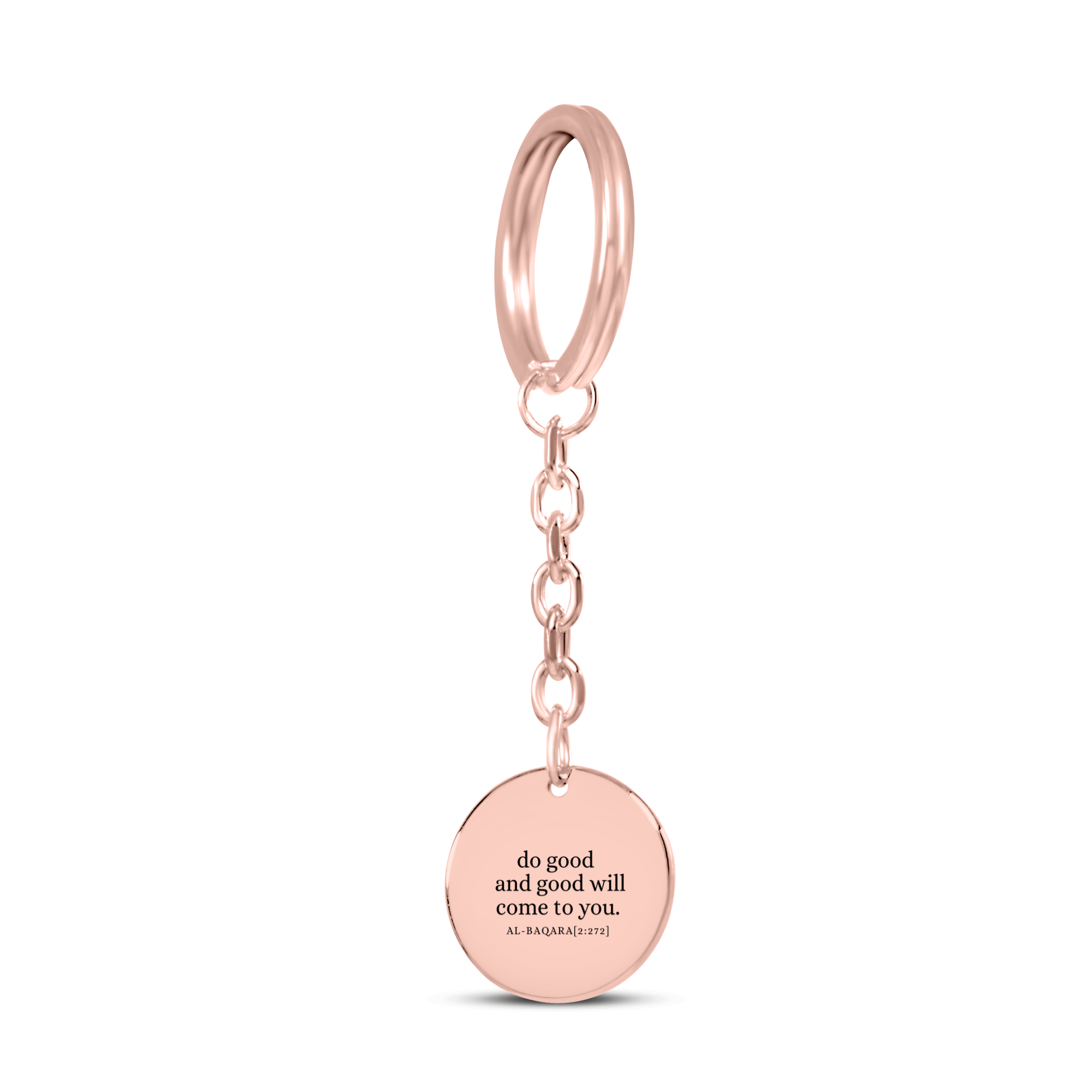 Do good and good will come - Coin Keychain